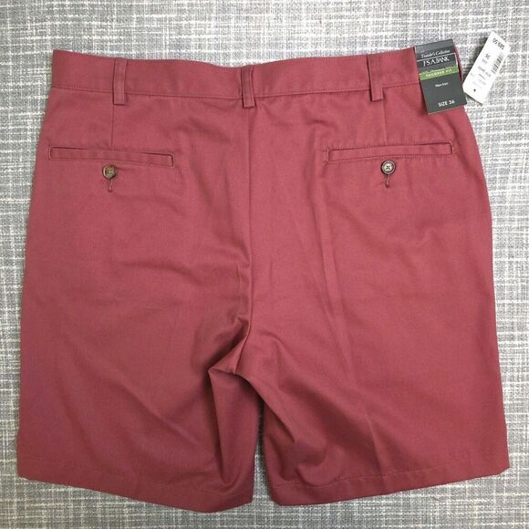 NWT Jos A Bank Travelers Collection Tailored Fit Shorts Dusty Red Men's 36x9 - Picture 9 of 10